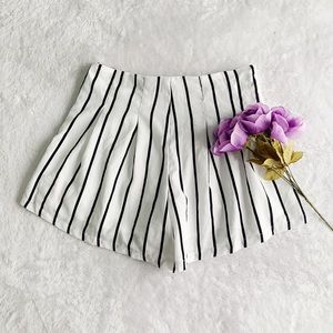 Flowy Pinstripe Shorts